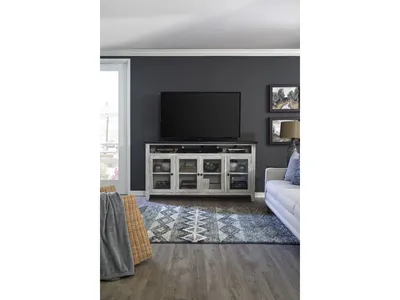 74" Highboy Console W/ 4 Doors