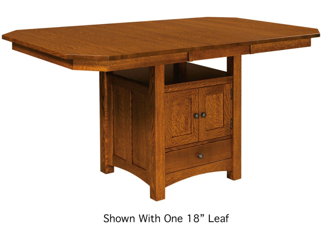 West Point Bassett Cabinet Table, alternate view 1