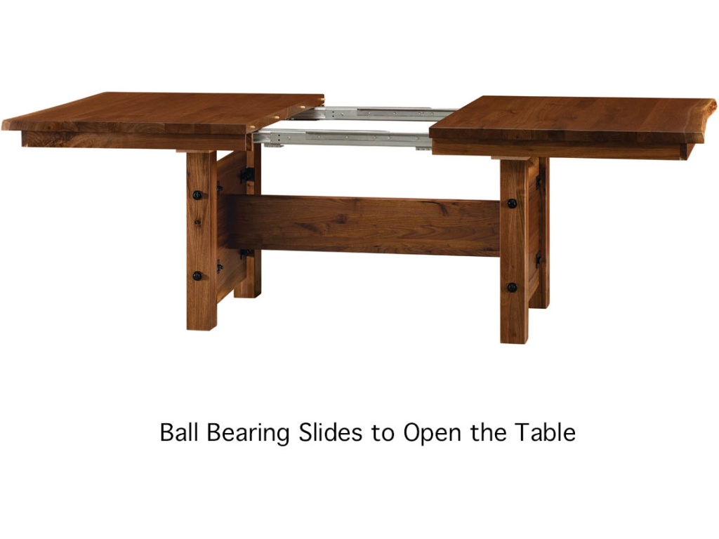 West Point Lamesa Trestle Table, alternate view 1