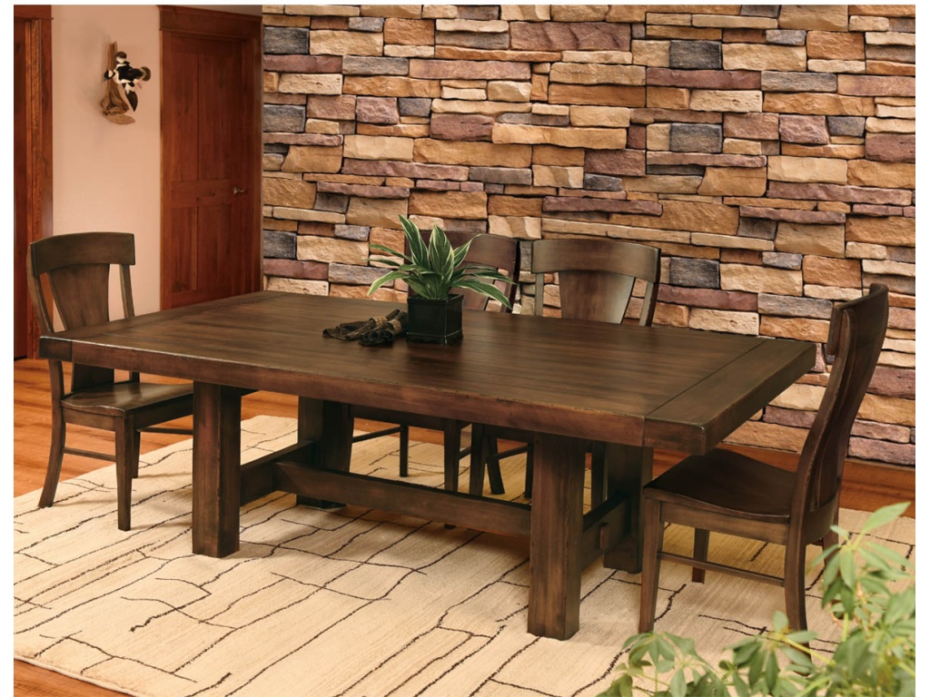 West Point Wellington Trestle Table, alternate view 4