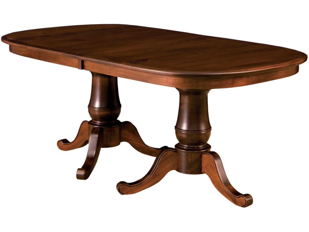 West Point Chancellor Double Pedestal Table, primary thumbnail