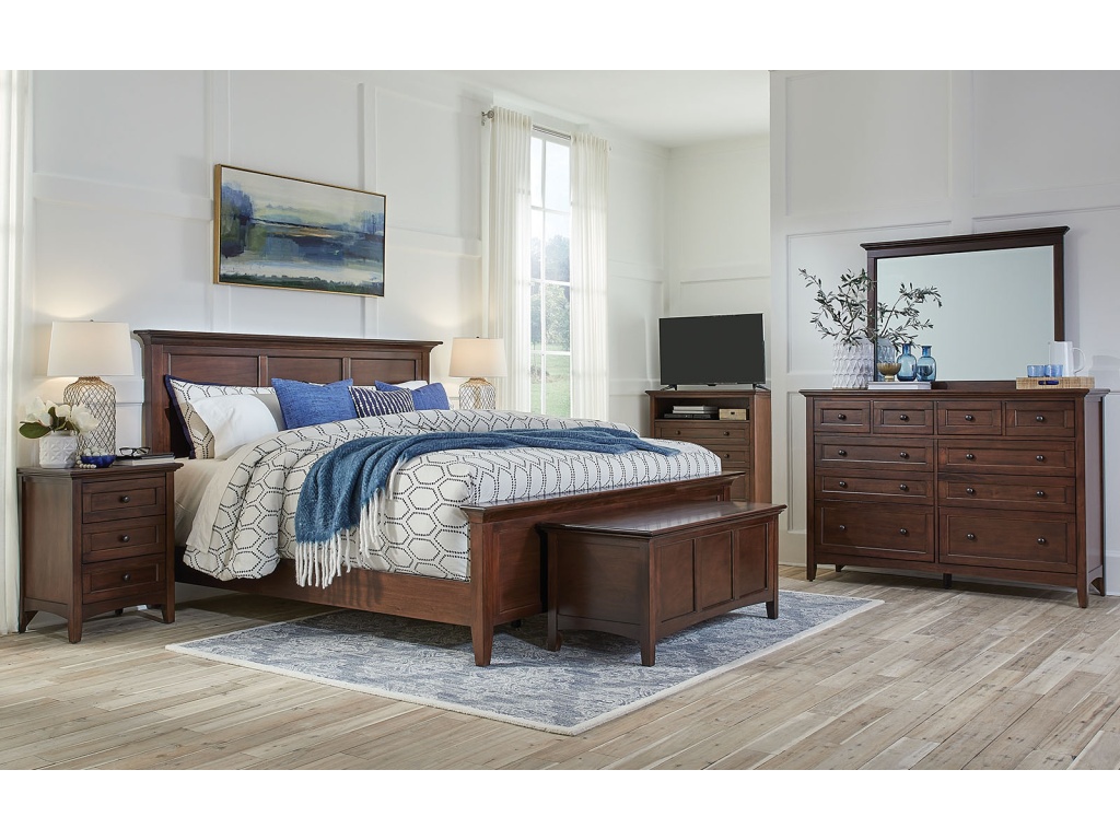 Queen Panel Bed - image 10