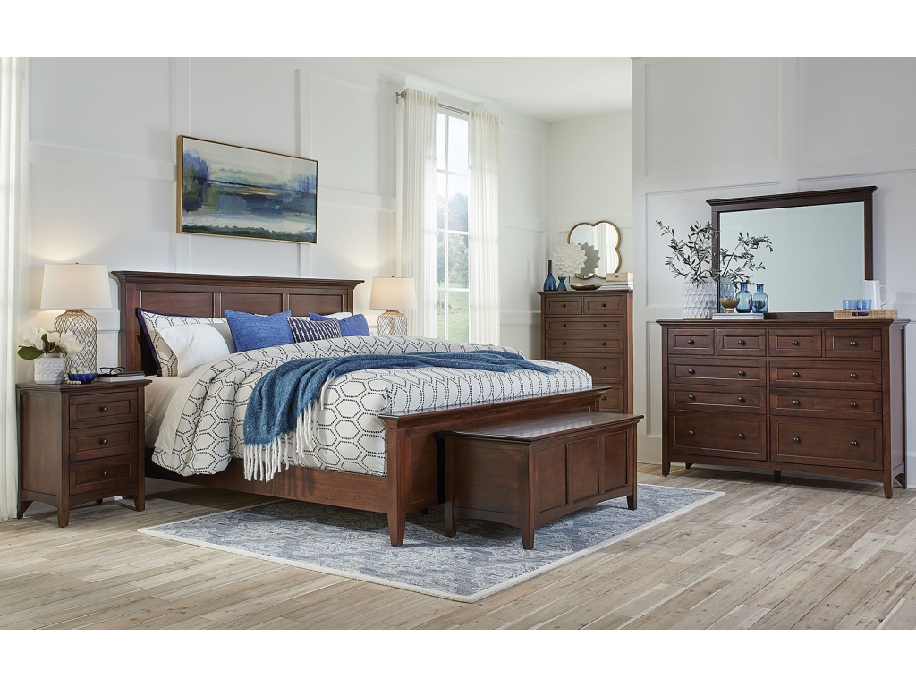 Queen Panel Bed - image 4