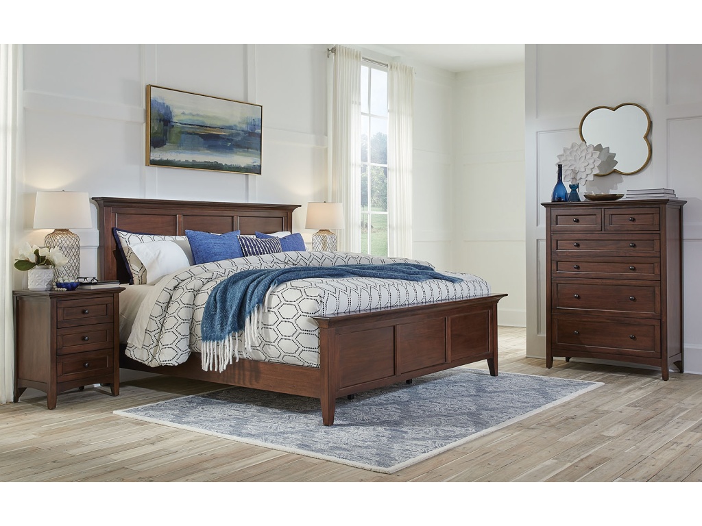 Queen Panel Bed - image 7