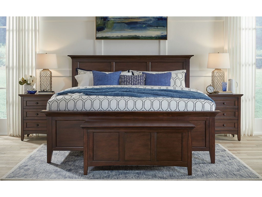 Queen Panel Bed - image 8