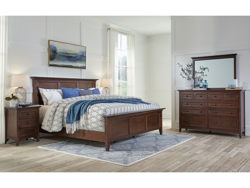 Queen Panel Bed - image 9