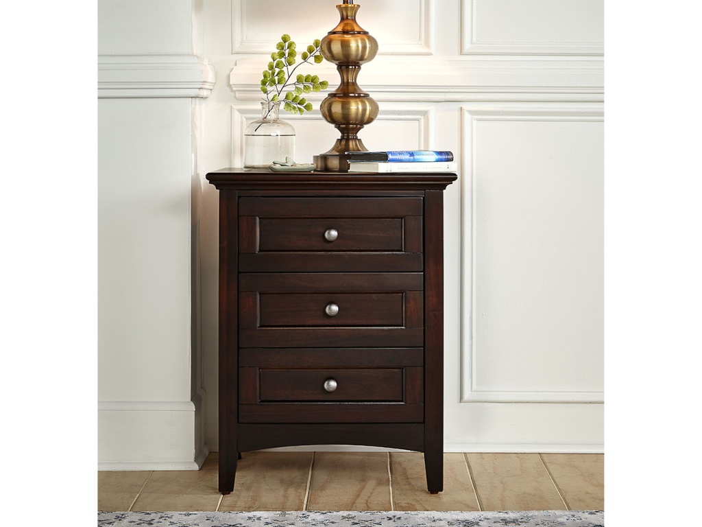 3-Drawer Nightstand - main image