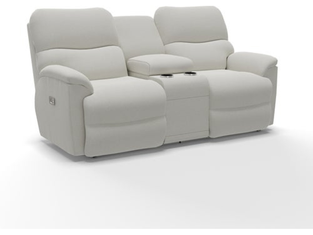 Trouper Power Reclining Loveseat w/ Headrest, Lumbar & Console - main image