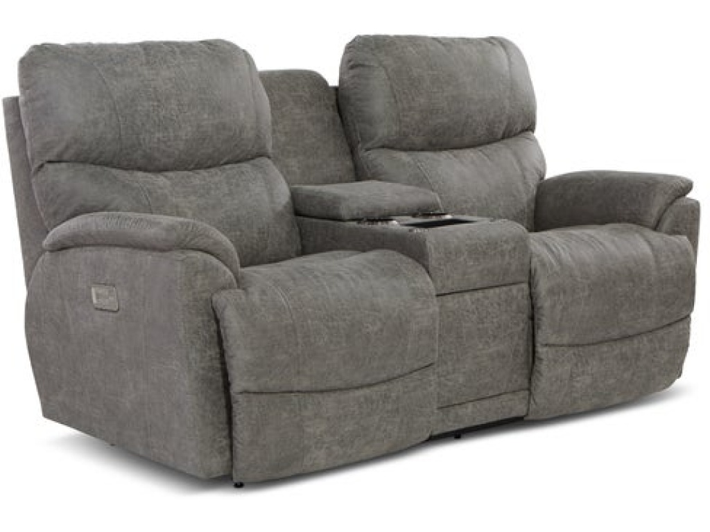 Trouper Power Reclining Loveseat w/ Headrest, Lumbar & Console - image 2