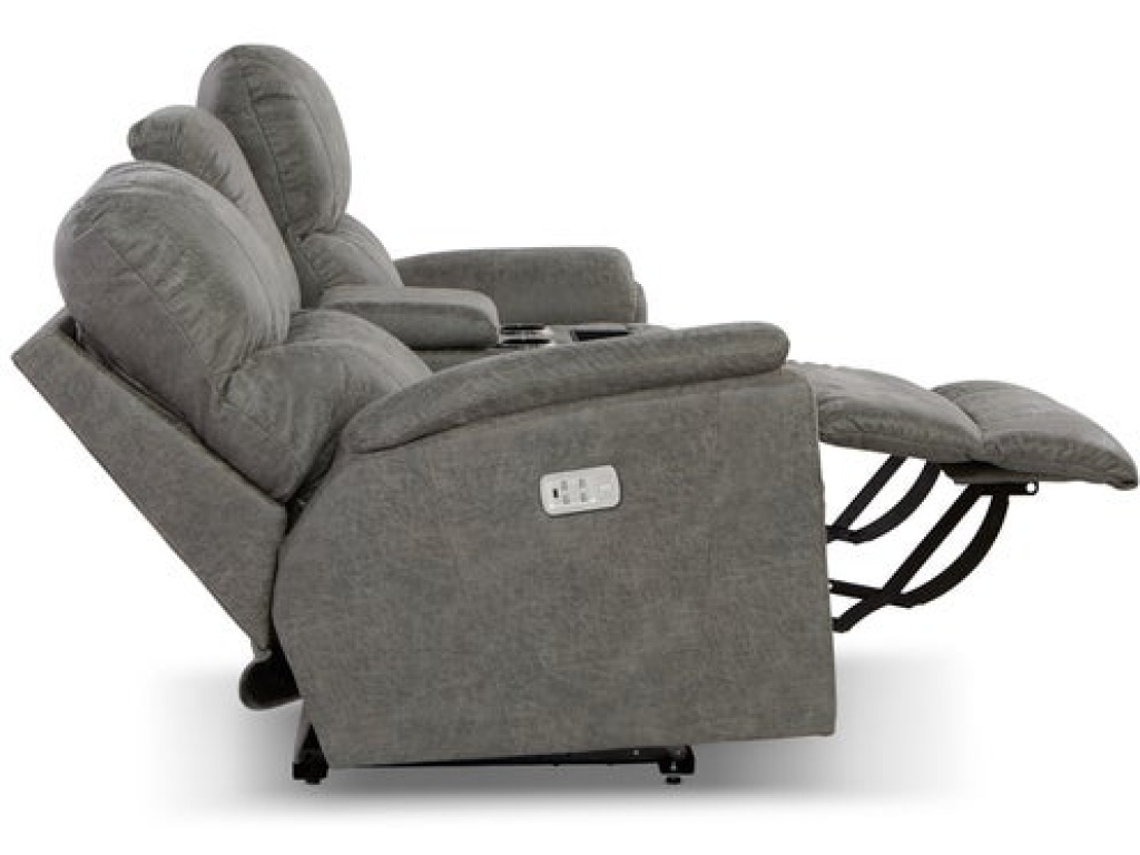 Trouper Power Reclining Loveseat w/ Headrest, Lumbar & Console - image 5