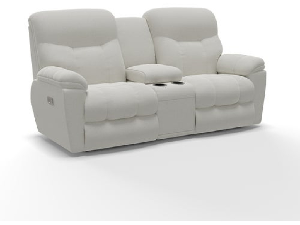 Morrison Power Reclining Loveseat w/ Headrest, Lumbar & Console - main image