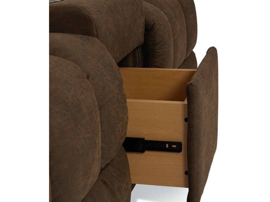 Morrison Power Reclining Loveseat w/ Headrest, Lumbar & Console - image 11