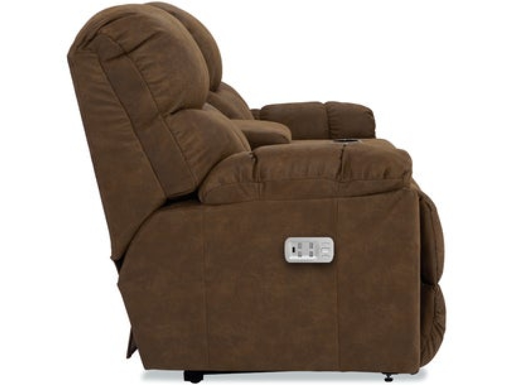 Morrison Power Reclining Loveseat w/ Headrest, Lumbar & Console - image 4