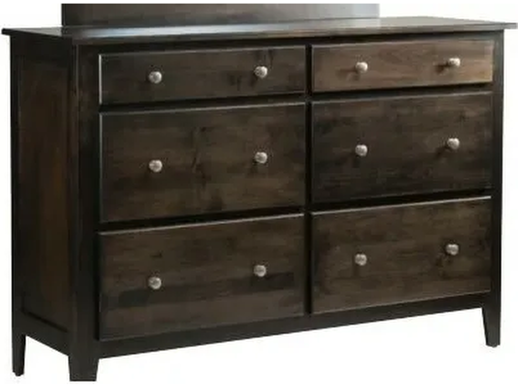 Daniel's Amish Mapleton 6-Drawer Double Dresser, primary thumbnail