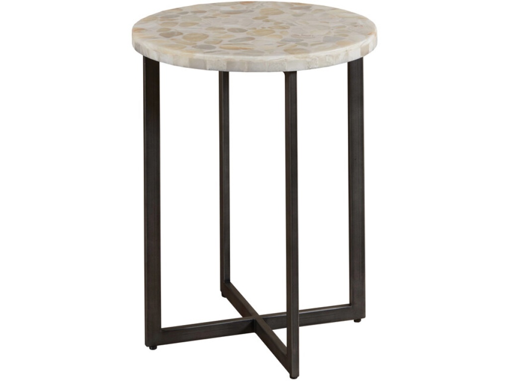 White Onyx Accent Table - main image