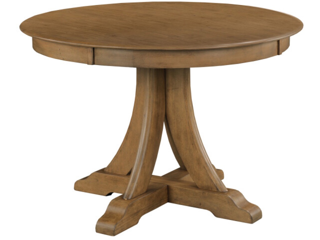 44" Round Quad Table, Latte - main image