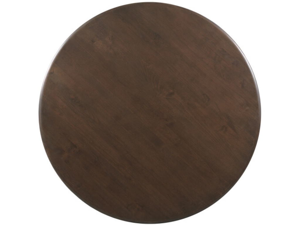 44" Round Pedestal Table, Mocha - image 1