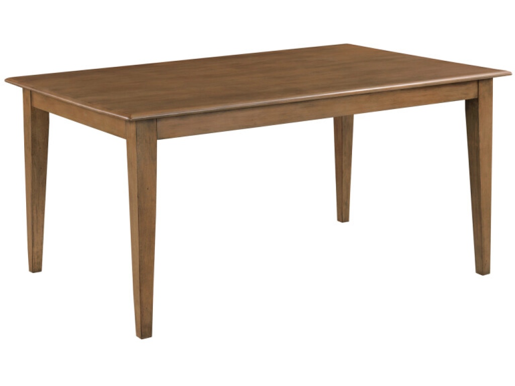60" Rectangular Leg Table, Latte - main image