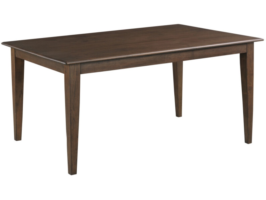 60" Rectangular Leg Table, Mocha - main image