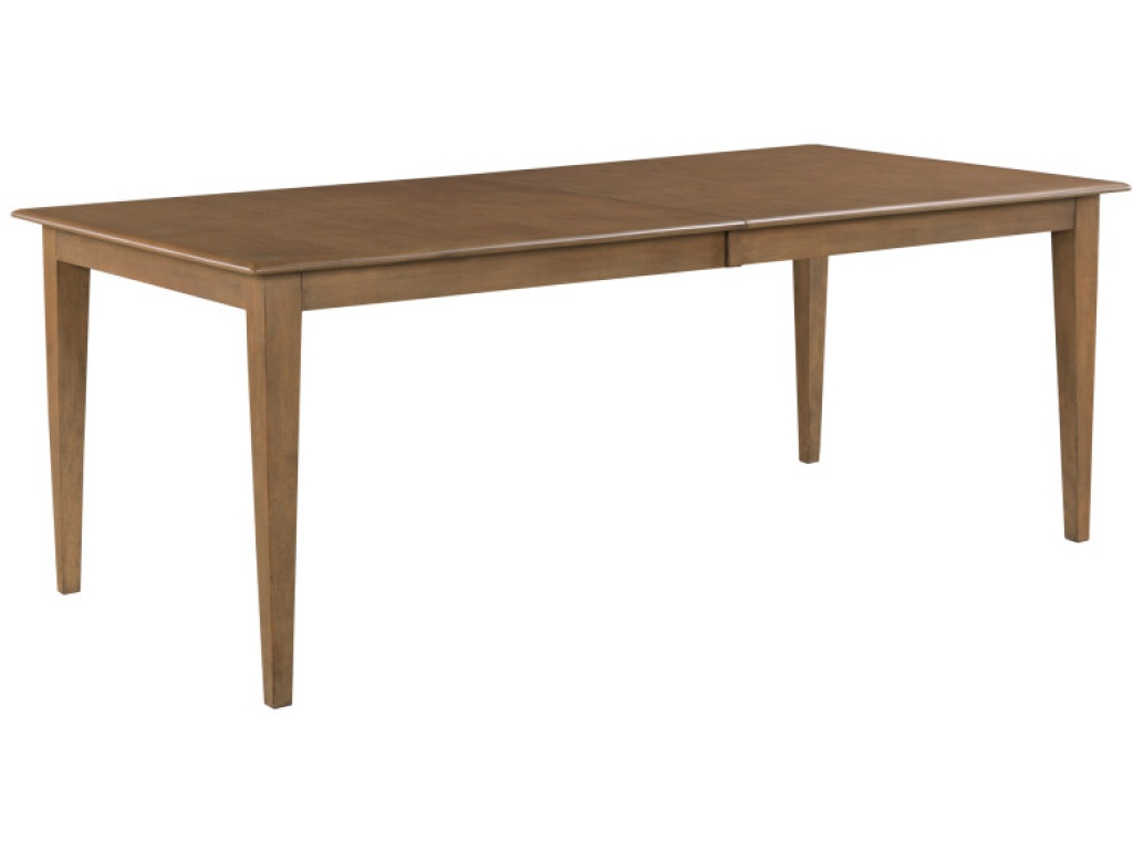 80" Rectangular Leg Table, Latte - main image
