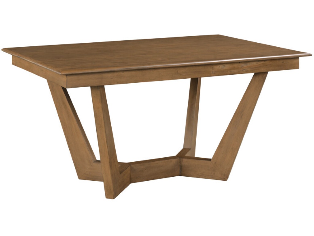 60" Rectangular Trestle Table Pkg, Latte - main image