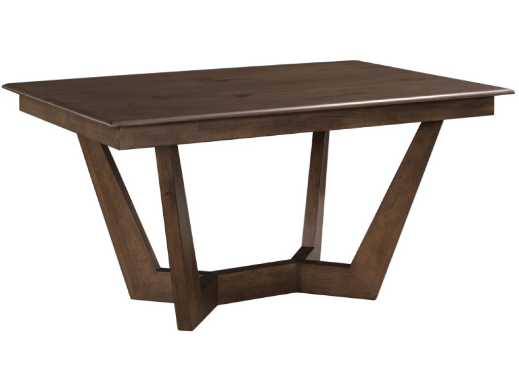 60" Rectangular Trestle Table Pkg, Mocha - main image