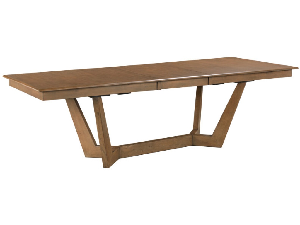 80" Rectangular Trestle Table Pkg, Latte - main image