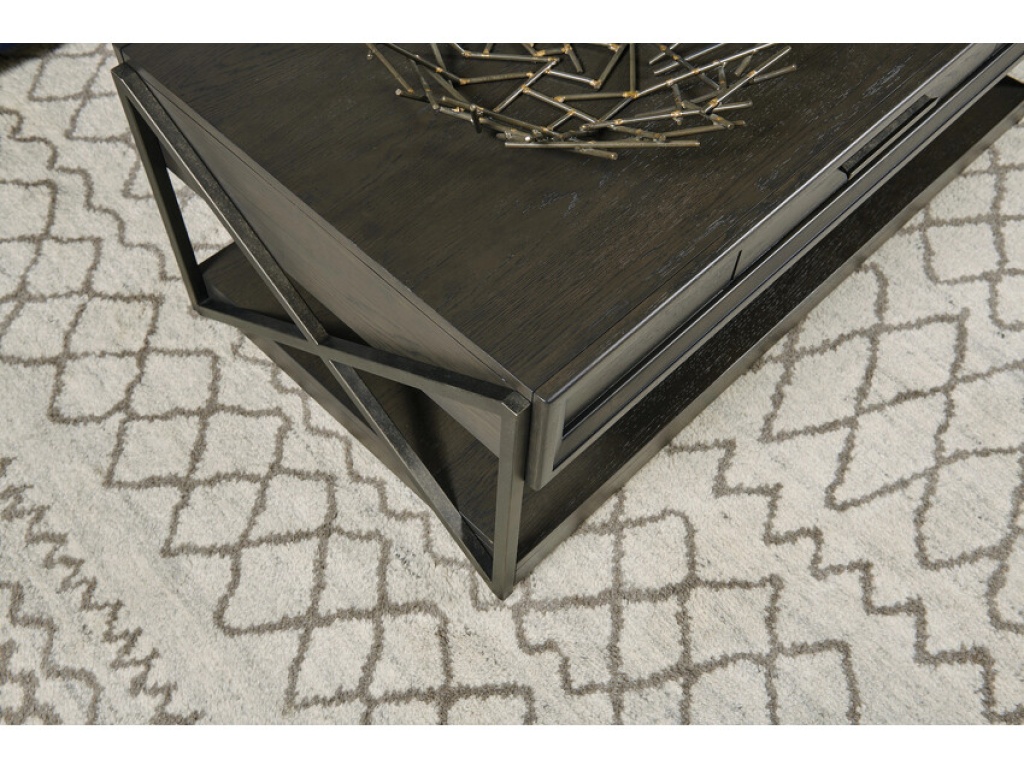 Rectangular Drawer Coffee Table - image 2