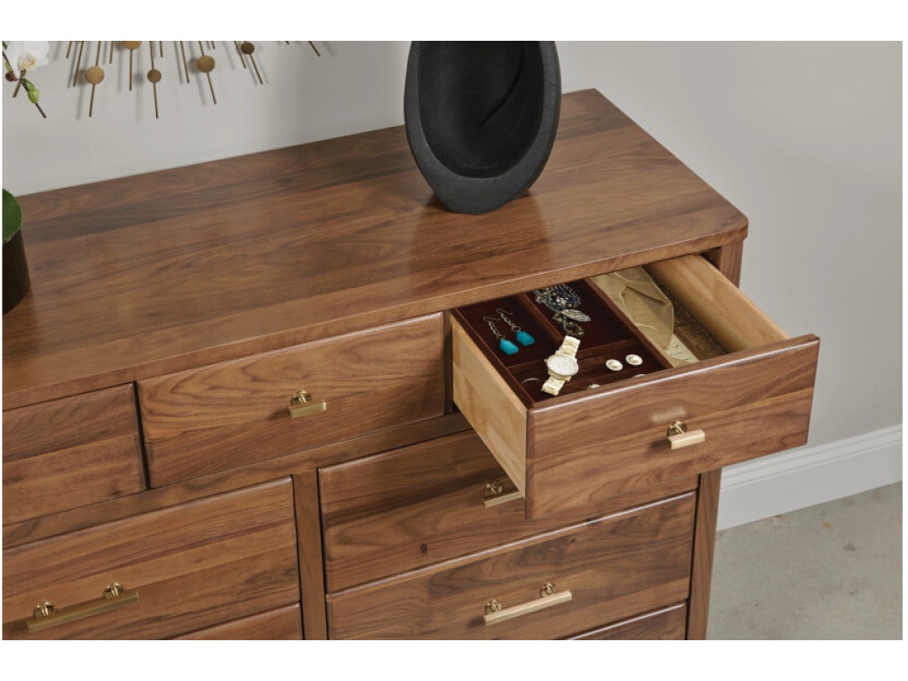 Flat Top Nine Drawer Dresser - image 2