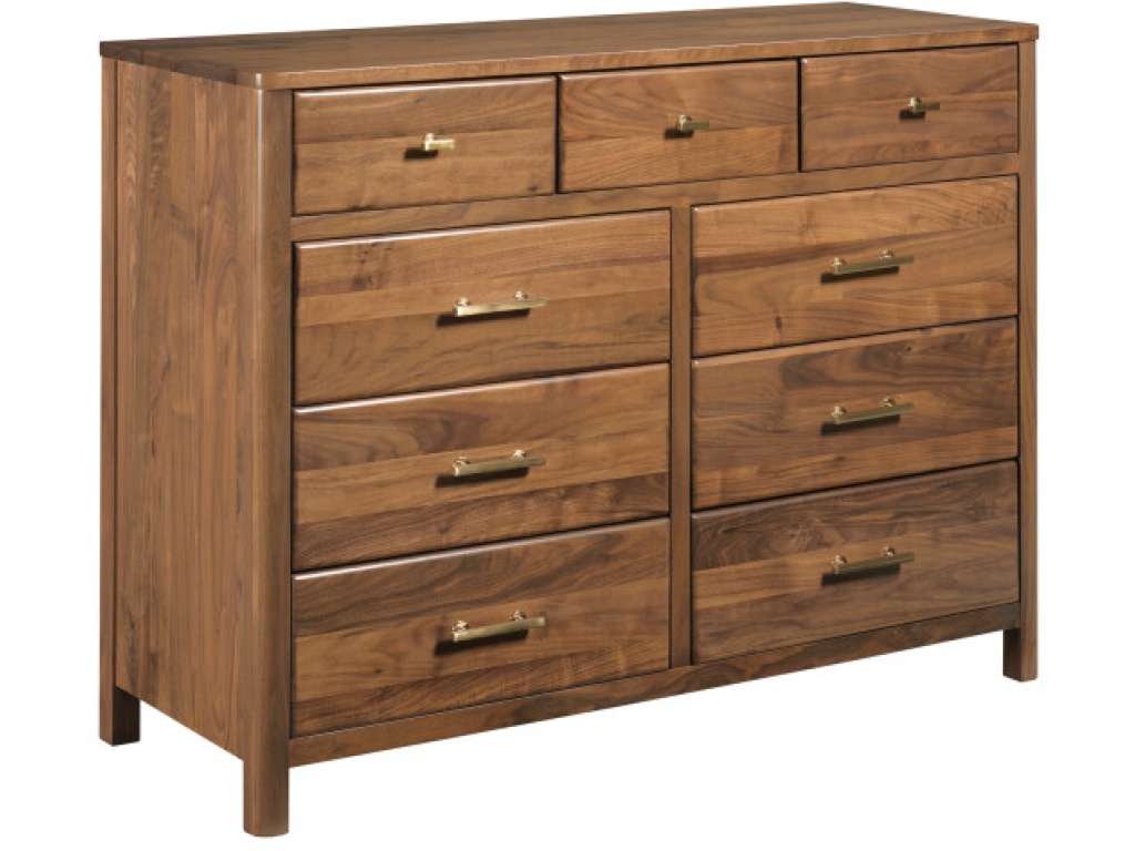 Flat Top Nine Drawer Dresser - main image