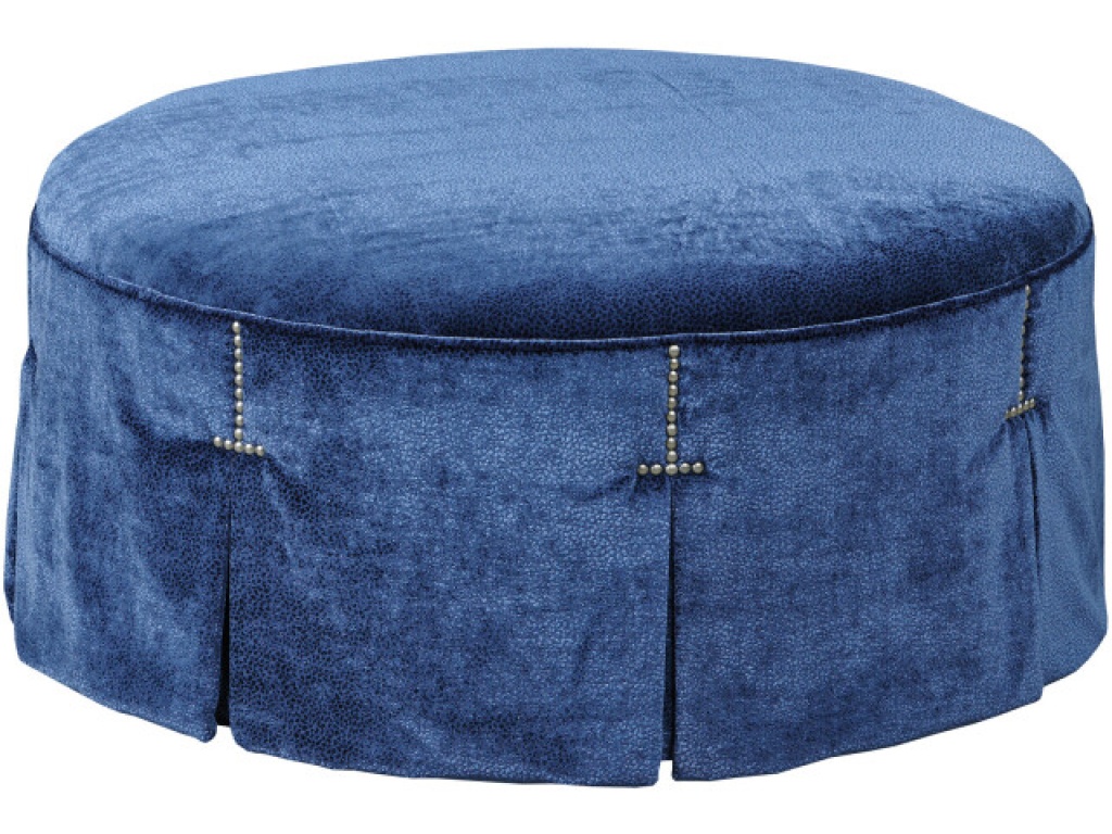 Landon Round Cocktail Ottoman - main image