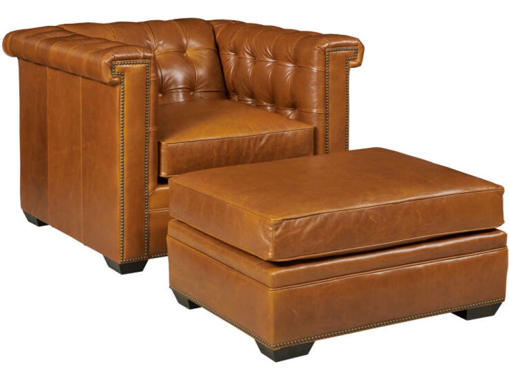 Kingston Ottoman - Leather - image 2