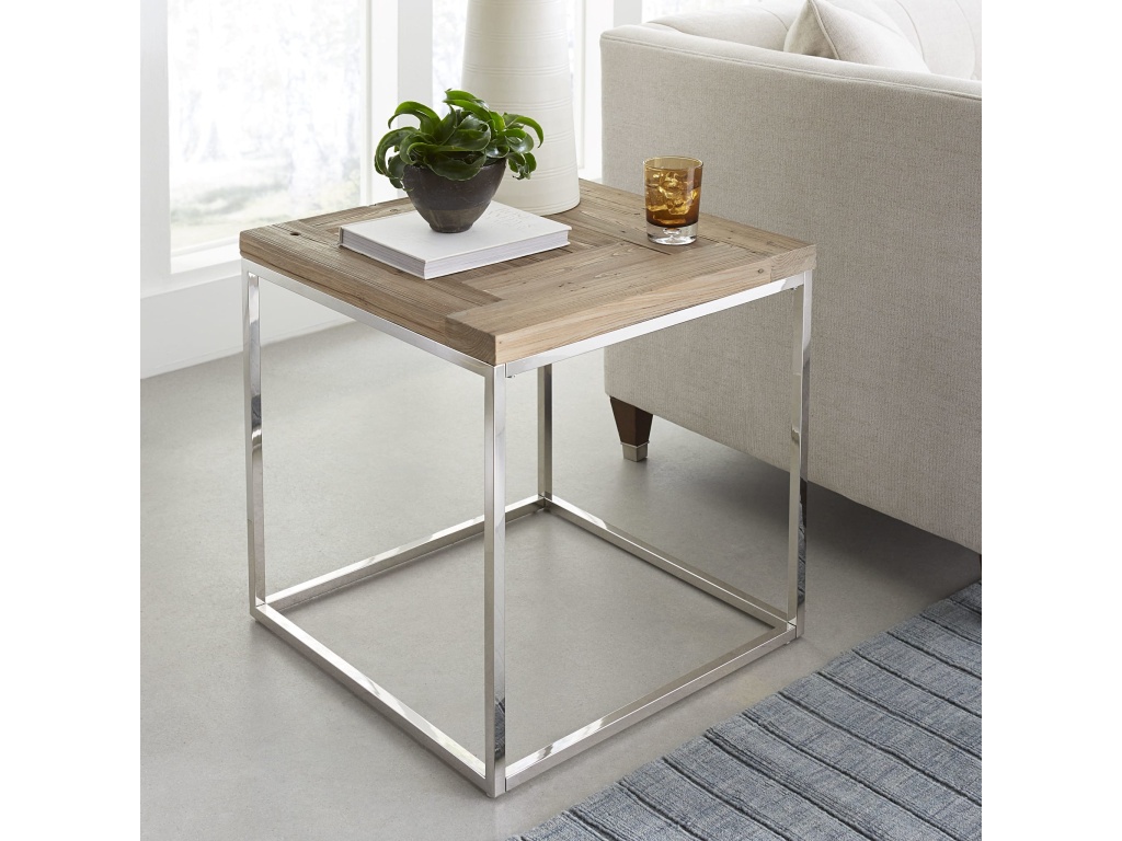 Ace Reclaimed Wood End Table - main image