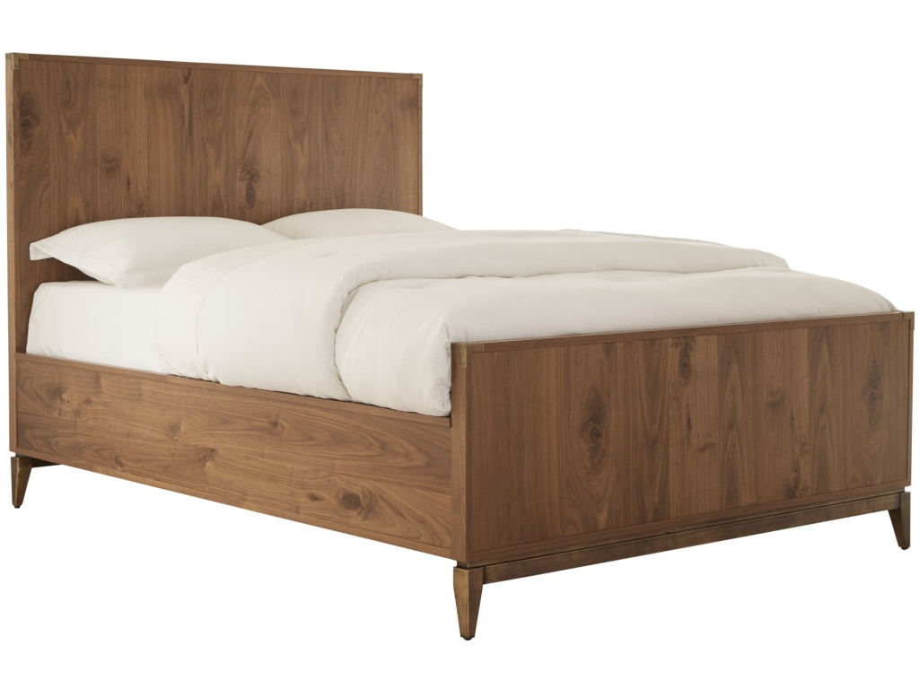 Adler Wood Panel Bed in Natural Walnut - image 3