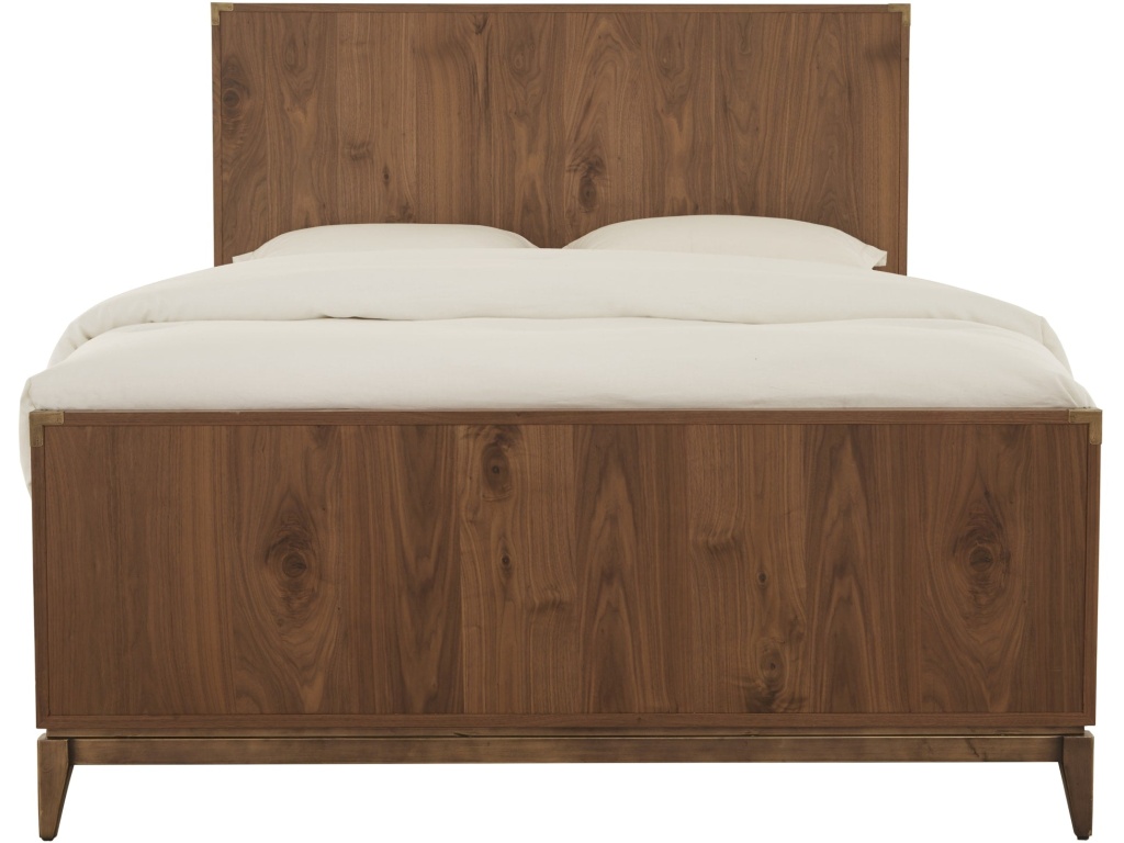 Adler Wood Panel Bed in Natural Walnut - image 4