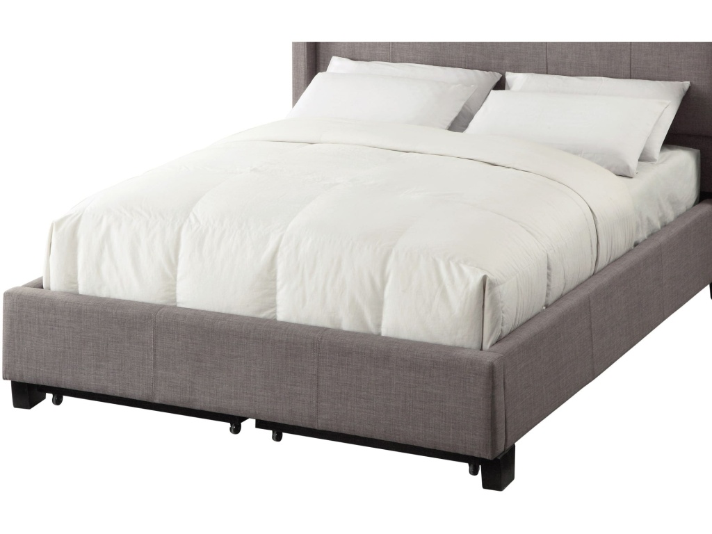 Adona Upholstered Footboard Storage Bed in Dolphin Linen - image 4