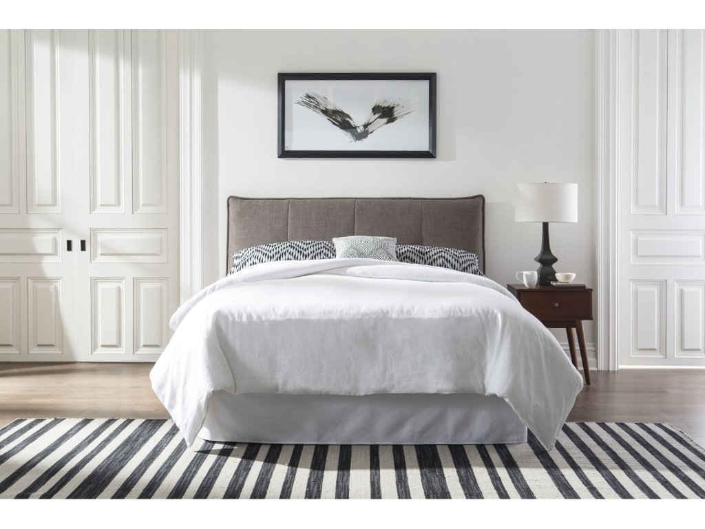 Adona Upholstered Headboard in Dolphin Linen - main image