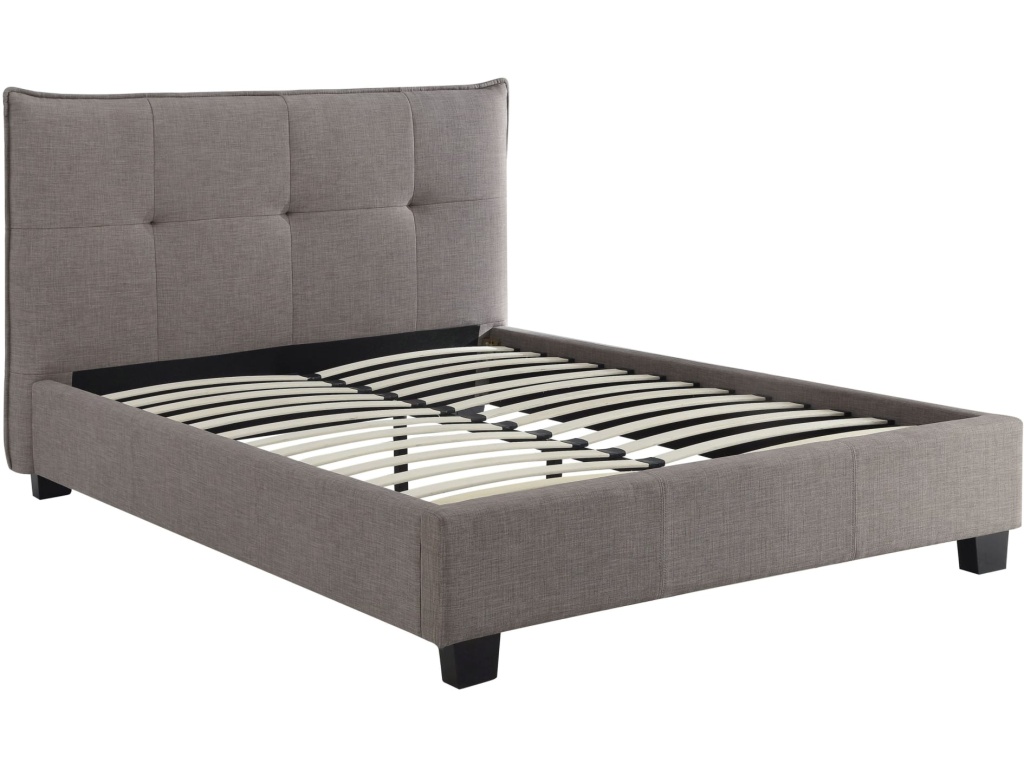 Adona Upholstered Platform Bed in Dolphin Linen - image 6