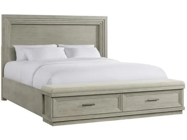 King Upholstered Storage Footboard