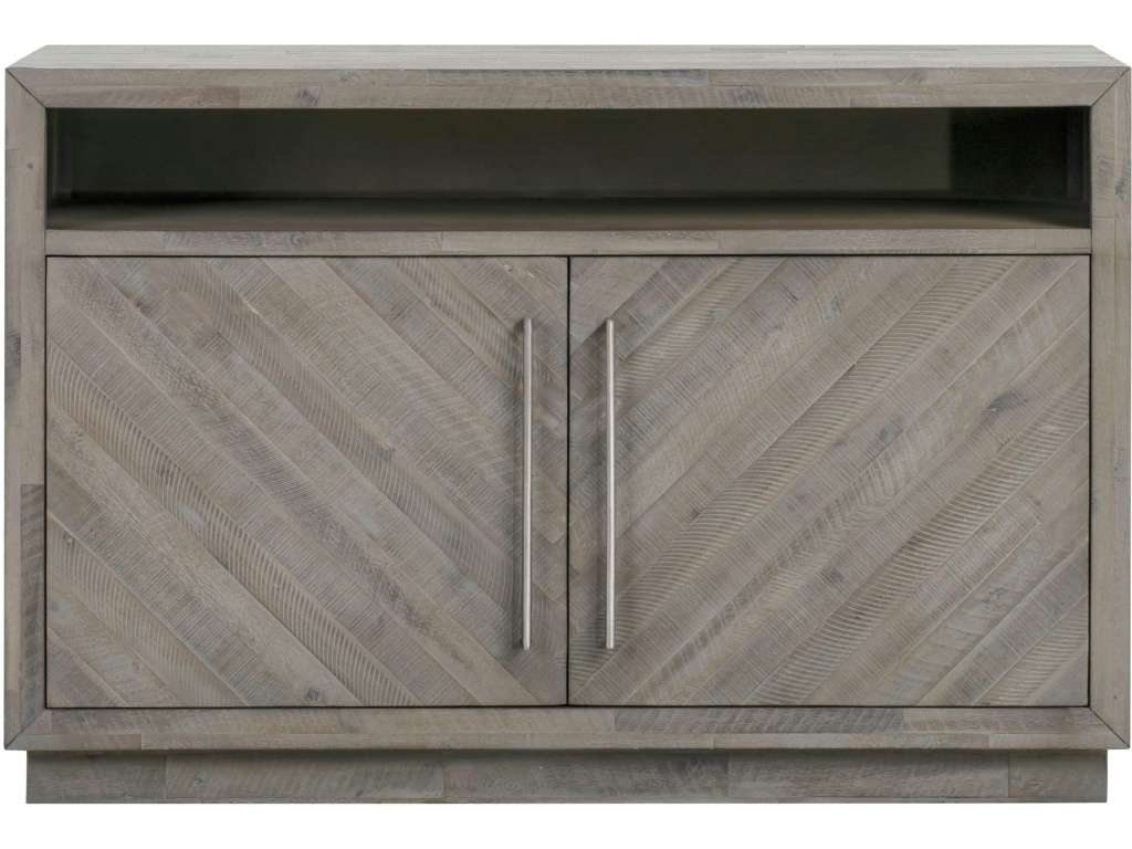 Alexandra Solid Wood 54 inch Media Console in Rustic Latte - image 4