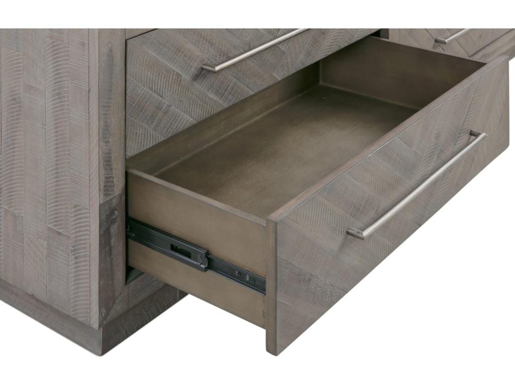 Alexandra Solid Wood 64 inch Media Console in Rustic Latte - image 6