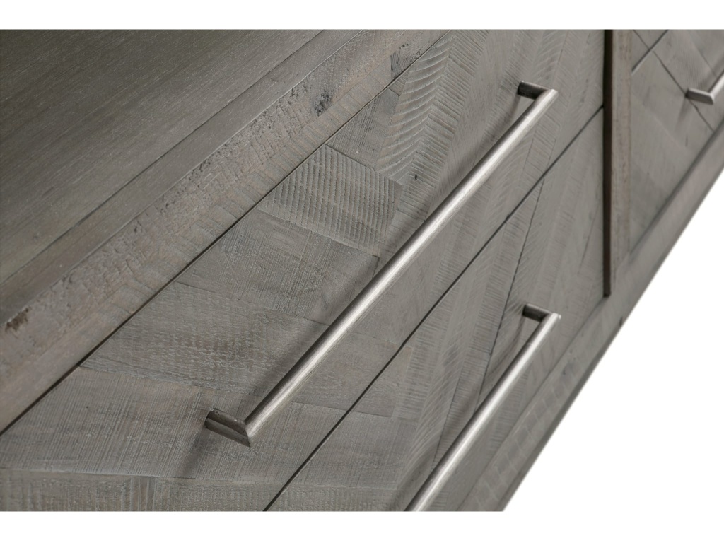 Alexandra Solid Wood 64 inch Media Console in Rustic Latte - image 8