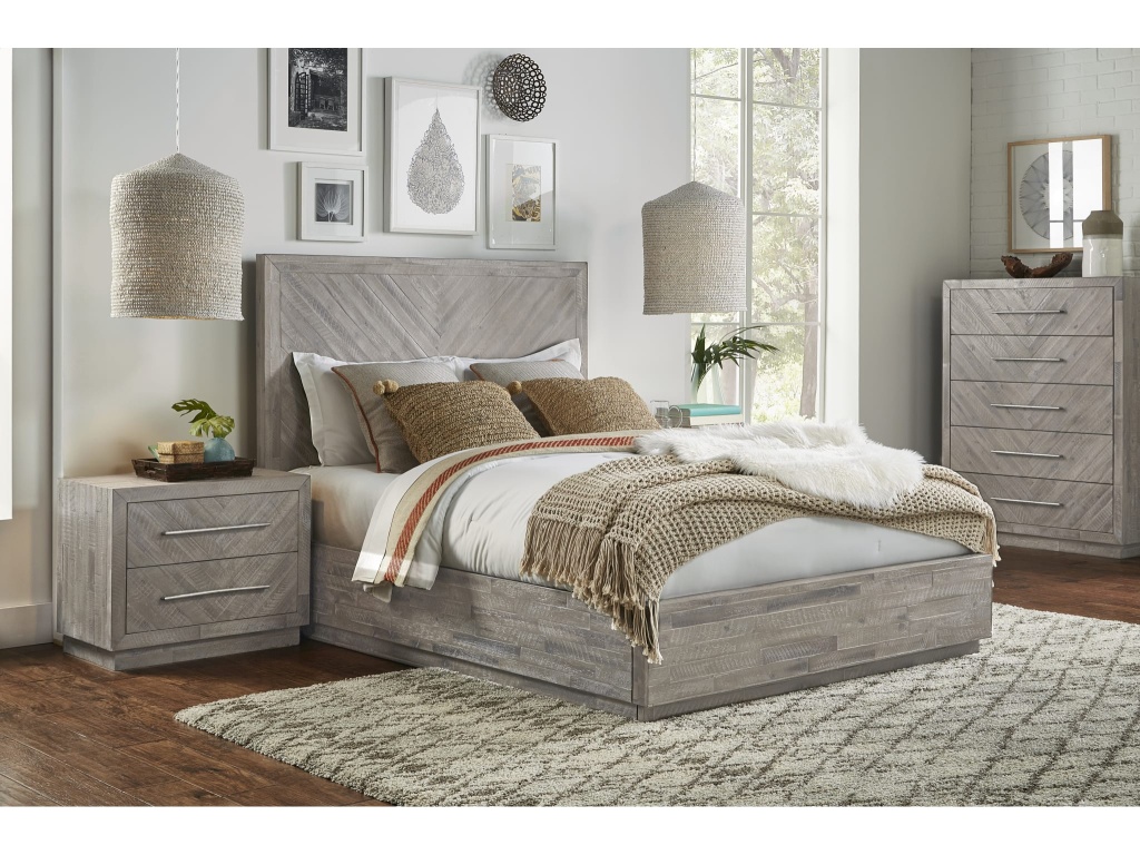 Alexandra Solid Wood Storage Bed in Rustic Latte - image 7