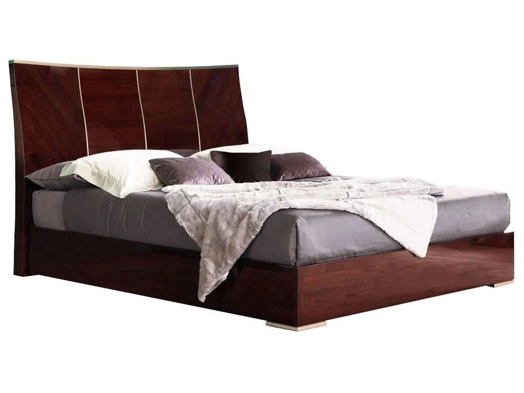 Bellagio Italian Bed in Coffee Walnut - main image
