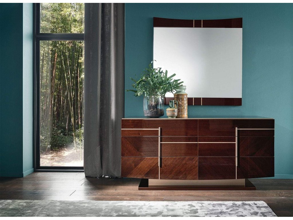 Bellagio Italian Bed in Coffee Walnut - image 4