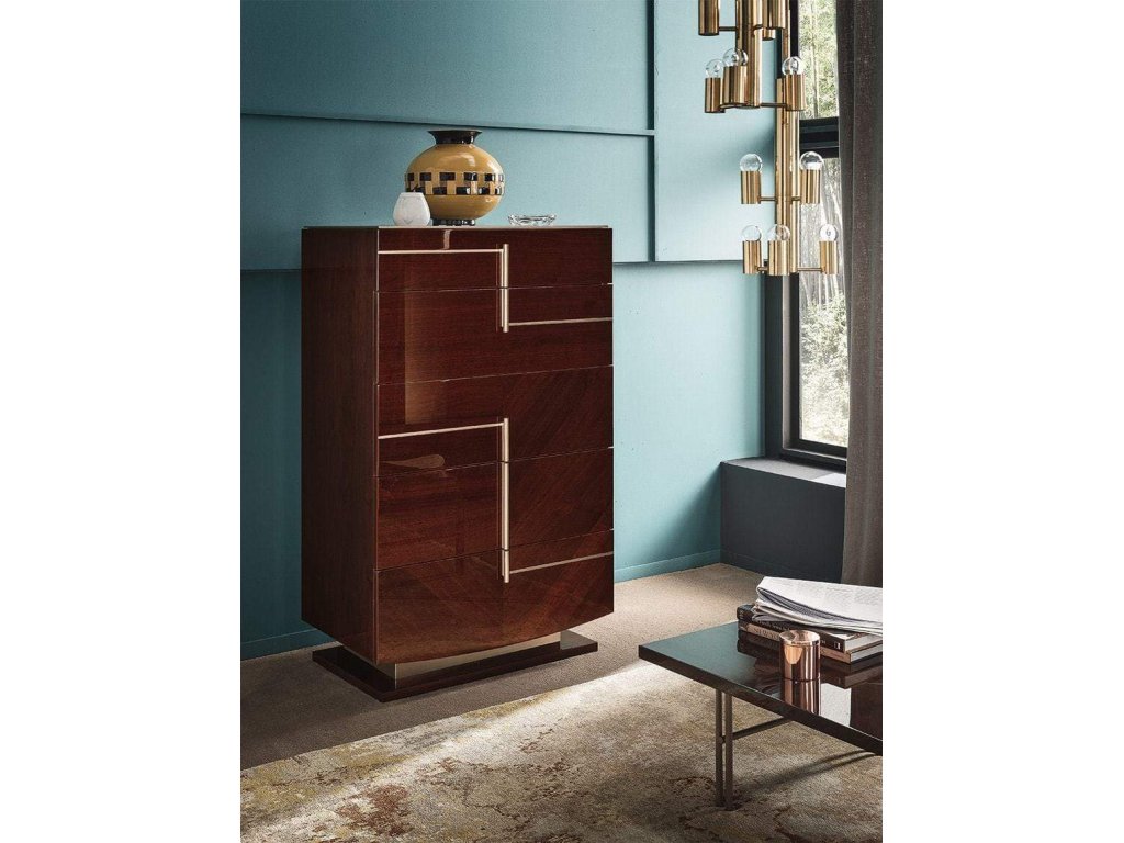 Bellagio Italian Bed in Coffee Walnut - image 6