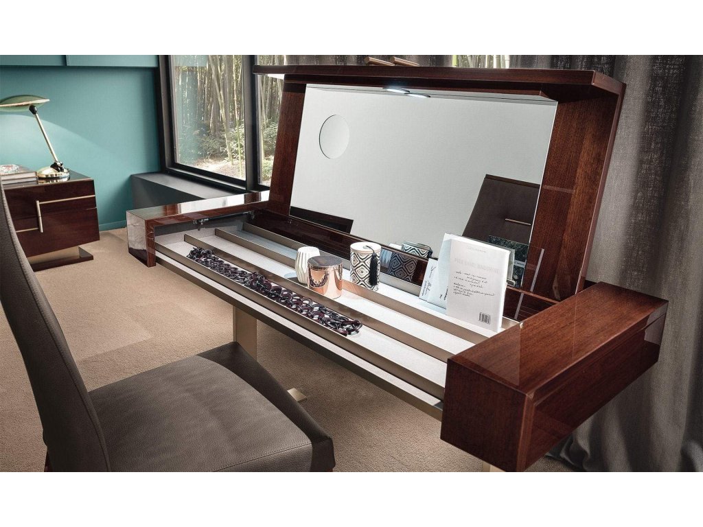 Bellagio Italian Bed in Coffee Walnut - image 8