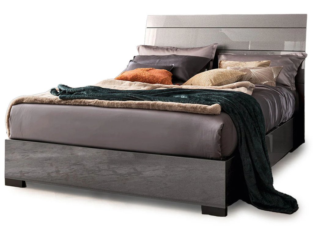 Graphite Platform Bed  - main image