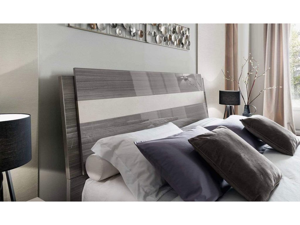 Iris Bed w/ Wooden Headboard  - image 2