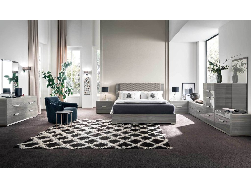 Iris Platform Bed w/ Upholstered Headboard - image 2
